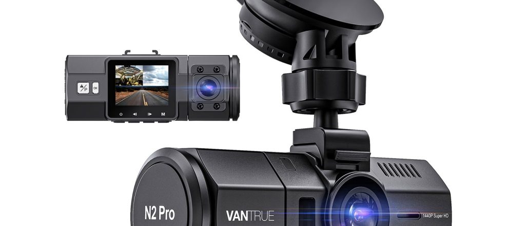 Vantrue N2 Pro Uber Dual 1080P Dash Cam 25K 1440P Dash Cam Front and Inside Accident Car Dash Camera