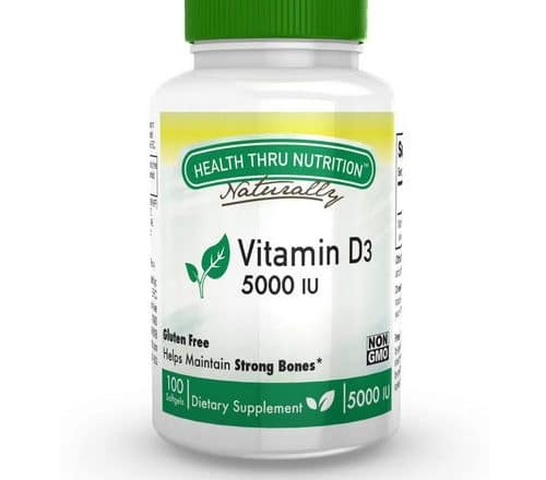 Vitamin D3 100 Softgel by Health Thru Nutrition