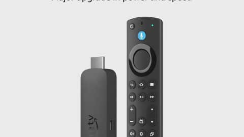 Amazon Fire TV Stick 4K Max streaming device (newest model) supports Wi-Fi 6E, free & live TV without cable or satellite
