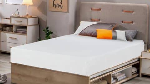 FDW 8 inch Twin Mattress Gel Memory Foam Mattress for Cool Sleep & Pressure Relief, Medium Firm Mattresses CertiPUR-US Certified/Bed-in-a-Box/Pressure Relieving (8 in, Twin)