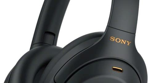 Sony WH-1000XM4 Wireless Premium Noise Canceling Overhead Headphones with Mic for Phone-Call and Alexa Voice Control, Black WH1000XM4