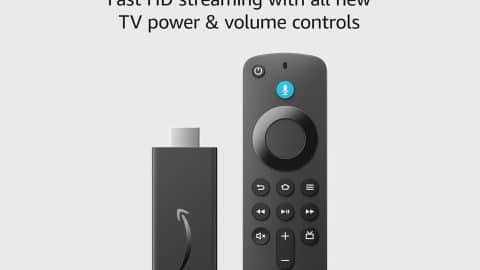 Amazon Fire TV Stick HD (newest model), free and live TV, Alexa Voice Remote, smart home controls, HD streaming