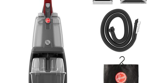 Hoover PowerScrub Deluxe Carpet Cleaner Machine for Carpet and Upholstery, Deep Cleaning Carpet Shampooer Machine with Multi-Purpose Tools, Pair Carpet Cleaner Solution