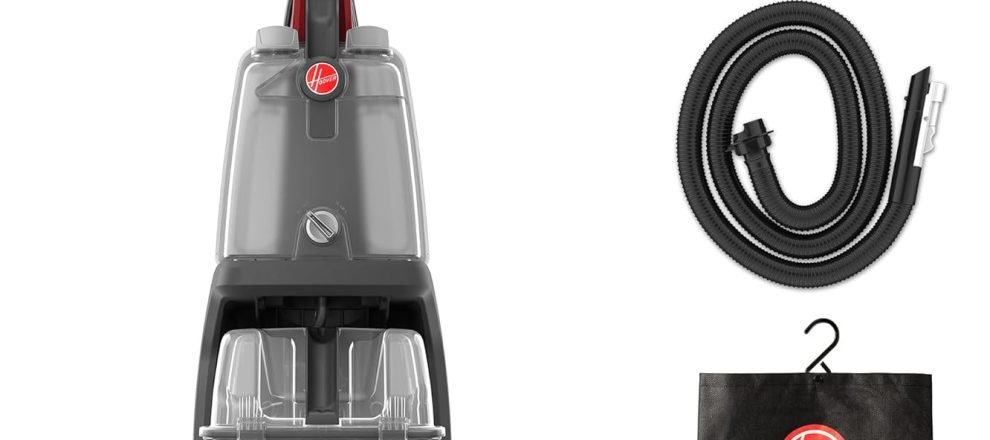 Hoover PowerScrub Deluxe Carpet Cleaner Machine for Carpet and Upholstery Deep Cleaning Carpet Shampooer Machine with Multi Purpose Tools Pair Carpet Cleaner Solution