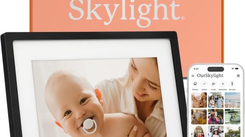 Skylight Frame  WiFi Digital Picture Frame Customer Support, Touch Screen Digital Photo Frame with Easy Setup, Photo Gifts for Parents and Grandparents - 10 Inch Black