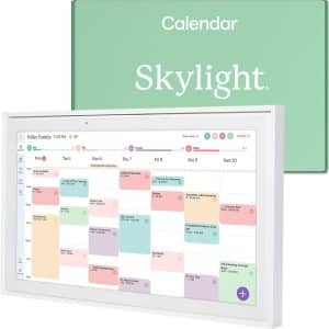 Skylight Calendar: 15-inch Wall Planner Digital Calendar & Chore Chart, Smart Touchscreen Interactive Display for Family Schedules – Wall Mount Included, Great for Organizing Your 2025 Calendar