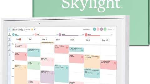 Skylight Calendar: 15-inch Wall Planner Digital Calendar & Chore Chart, Smart Touchscreen Interactive Display for Family Schedules  Wall Mount Included, Great for Organizing Your 2025 Calendar