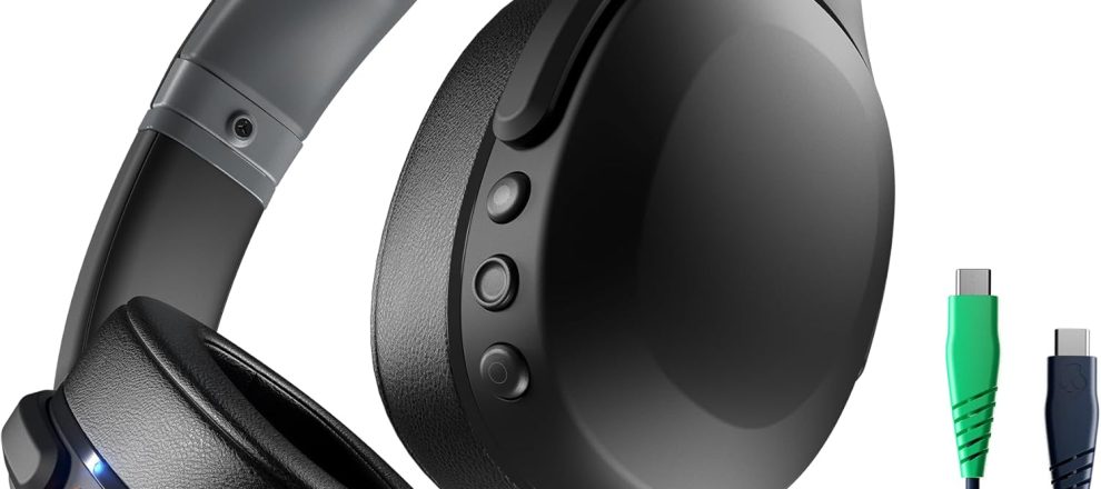 Skullcandy Crusher Evo Wireless Bluetooth Headphones with Multi Sensory Bass and Charging Cable Noise Isolating Over Ear Fit Up to 40 Hours Battery Microphone for iPhone Android True Black