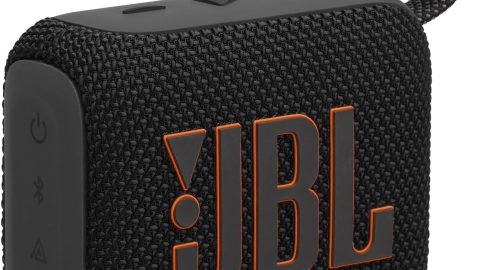 JBL Go 4 - Ultra-Portable, Waterproof and Dustproof Bluetooth Speaker, Big Pro Sound with Punchy bass, 7-Hour Built-in Battery, Made in Part with Recycled Materials (Black)