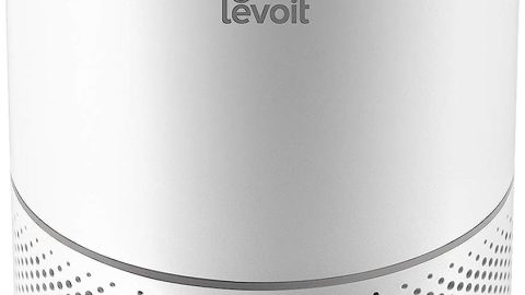 LEVOIT Air Purifier for Home Allergies Pet Hair in Bedroom, Covers Up to 1074 ft by 56W High Torque Motor, AHAM VERIFIDE, 3-in-1 Filter with HEPA Sleep Mode, Remove Dust Smoke Odor, Core300-P, White