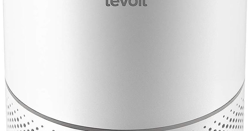 LEVOIT Air Purifier for Home Allergies Pet Hair in Bedroom Covers Up to 1074 ft by 56W High Torque Motor AHAM VERIFIDE 3 in 1 Filter with HEPA Sleep Mode Remove Dust Smoke Odor Core300 P White