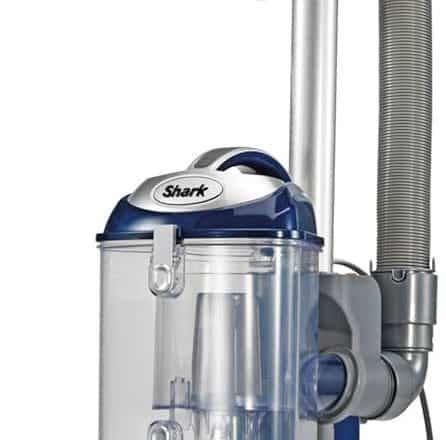 Shark Upright Vacuum Navigator Lift Away Deluxe with Large Dust Cup Capacity HEPA Filter Swivel Steering Upholstery Tool Crevice Tool Blue NV360