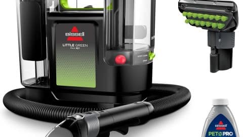 BISSELL Little Green Max Pet SmartMix Portable Carpet and Upholstery Deep Cleaner, Car/Auto Detailer, with SmartMix Technology, Self-Cleaning Tough Stain Tool and Pet Hair Removal Tool, 38572
