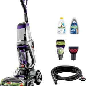 BISSELL ProHeat 2X Revolution Pet Pro Plus, 3588F, Upright Deep Cleaner, 30-minute Dry Time, Dual Dirt Lifter Powerbrush, Hose & Tool Attachment, Pet Upholstery Tool and Tough Stain Tool Included