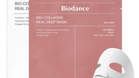 BIODANCE Bio-Collagen Real Deep Mask, Hydrating Overnight Hydrogel Mask, Pore Minimizing, Elasticity Improvement, 34g x4ea