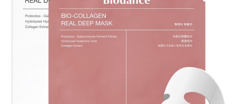 BIODANCE Bio Collagen Real Deep Mask Hydrating Overnight Hydrogel Mask Pore Minimizing Elasticity Improvement 34g x4ea