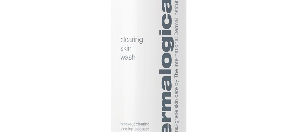Dermalogica Clearing Skin Wash Anti Aging Acne Face Wash Natural Breakout Clearing Foam with Salicylic Acid and Tea Tree Oil