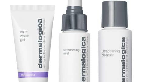 Dermalogica Sensitive Skin Rescue Kit - Set Contains: Face Wash, Toner, and Face Moisturizer - Skin Care To Calm, Soothe and Minimize Irritation