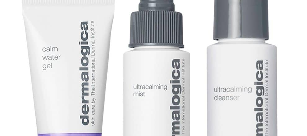 Dermalogica Sensitive Skin Rescue Kit Set Contains Face Wash Toner and Face Moisturizer Skin Care To Calm Soothe and Minimize Irritation