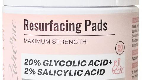 Glycolic Acid 20% & Salicylic Acid 2% Exfoliating Pads (50 Count)-HSA FSA Eligible Peel Wipes for Facial Cleansing, Resurfacing, Brightening, Blemish Control, Revealing Clear, Radiant, Youthful Skin