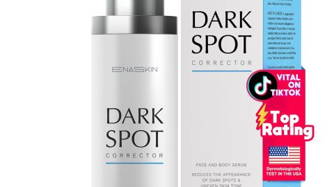 EnaSkin Dark Spot Remover Face & Body Serum: Age Spot Sun Spot Freckles Melasma Brown Spot - Advanced Formula with Niacinamide for Women and Men (1.0 Fl Oz)