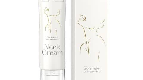 LA.PERSONAL Neck Cream, Neck Firming and Tightening Serum Moisturizer for Sagging Skin, Fine lines, Dcollet with Lift Cooling Roller -2.14 OZ/60G