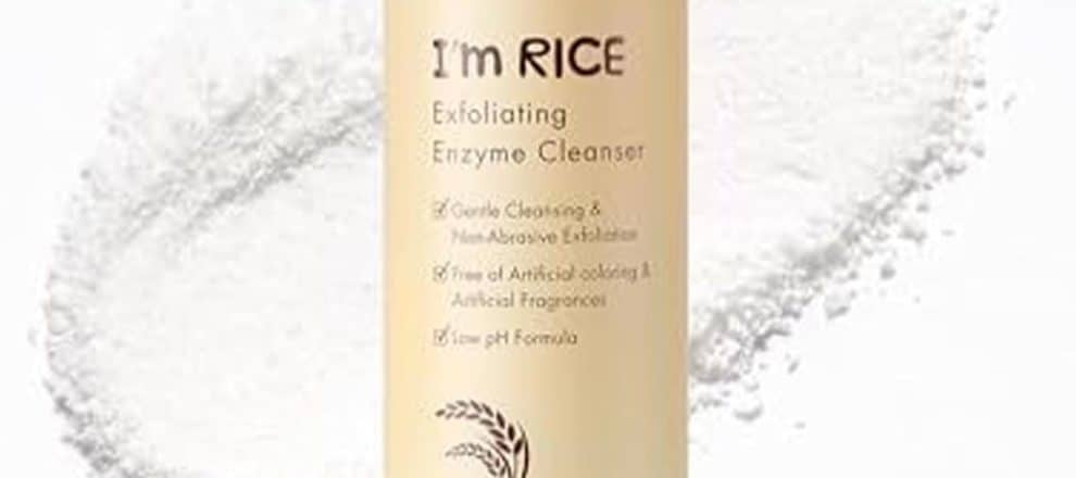TONYMOLY Im Rice Exfoliating Enzyme Cleanser Rice Powder Face Wash Gentle AHA Cleanser Papaya Enzyme Scrub Brightening Mask Korean Skincare for Smooth Radiant Skin 50g