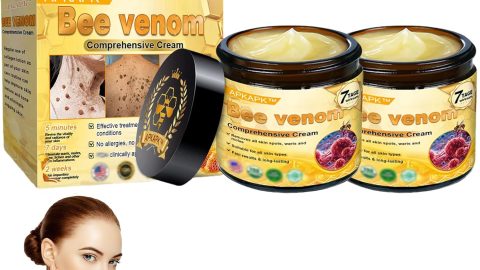 Bee venom comprehensive Cream,Bee Venom Skin Treatment Cream,Deeply moisturizes, firms and reduces skin blemishes (2PCS)