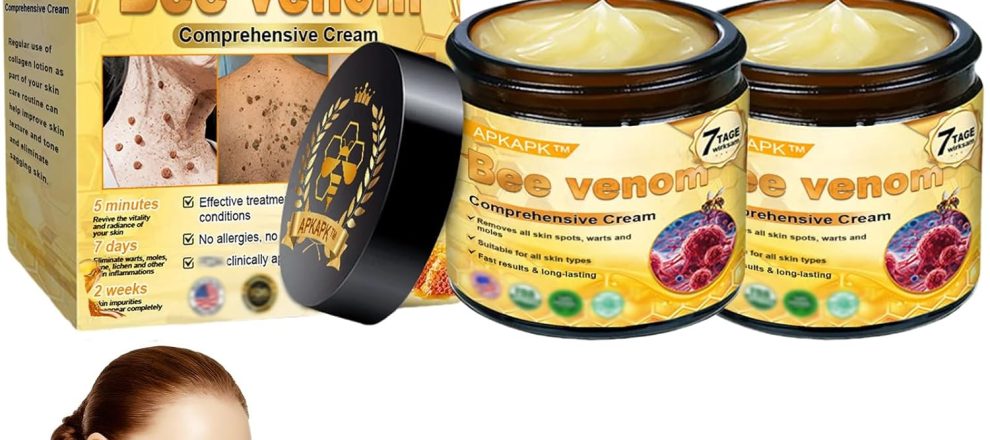Bee venom comprehensive CreamBee Venom Skin Treatment CreamDeeply moisturizes firms and reduces skin blemishes 2PCS