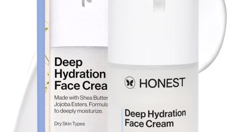 Honest Beauty Deep Hydration Face Cream for Dry Skin | Hydrates + Supports Natural Moisture Barrier | Hypoallergenic + Gentle for Sensitive Skin | 1.7 fl oz