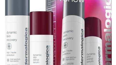 Dermalogica Protect + Renew  Face Moisturizer with SPF and Retinol Serum Duo Set, Travel Skincare Set