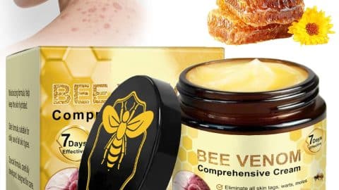 Bee Venom Comprehensive Cream, Bee Venom Skin Treatment Cream, All-in-One, Lifting & Firming, Anti-Aging Moisturizing, Effectively reduces all types of skin blemishes
