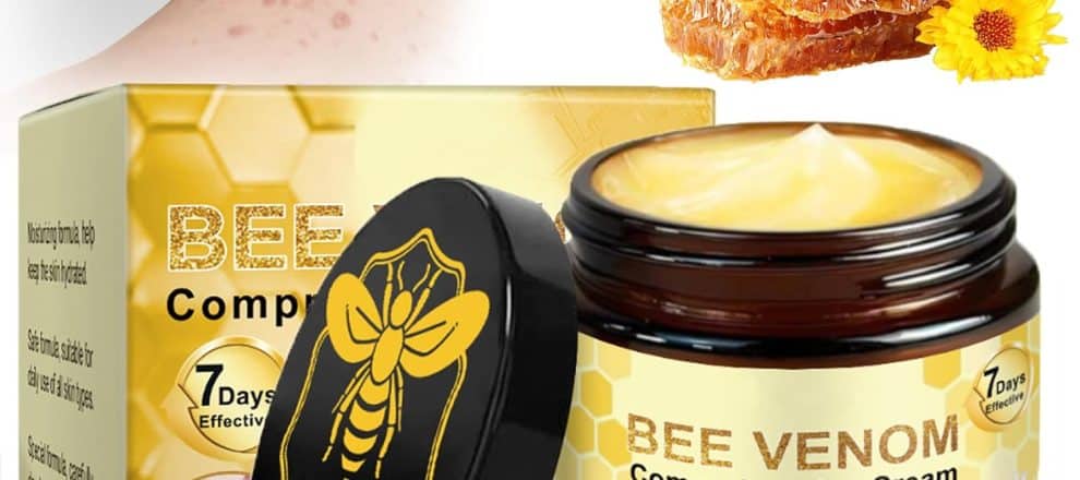 Bee Venom Comprehensive Cream Bee Venom Skin Treatment Cream All in One Lifting Firming Anti Aging Moisturizing Effectively reduces all types of skin blemishes