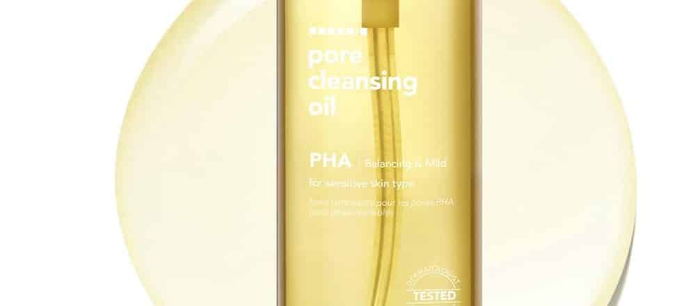 Hanskin Pore Cleansing Oil Oil Cleanser for Face Makeup Blackhead Sebum Remover Korean Deep Pore Cleanser for Sensitive Skin PHA 1014 oz