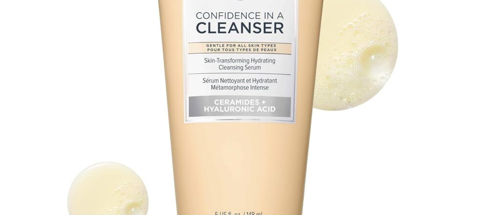 IT Cosmetics Confidence in a Cleanser Hydrating Serum Foaming Face Wash With Hyaluronic Acid Ceramides Gentle Makeup Remover Skin Barrier Support Non Stripping Sulfate Free For All Skin Types